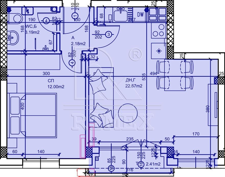 Продава 2-СТАЕН, гр. Пловдив, Остромила, снимка 5 - Апартаменти - 54288407