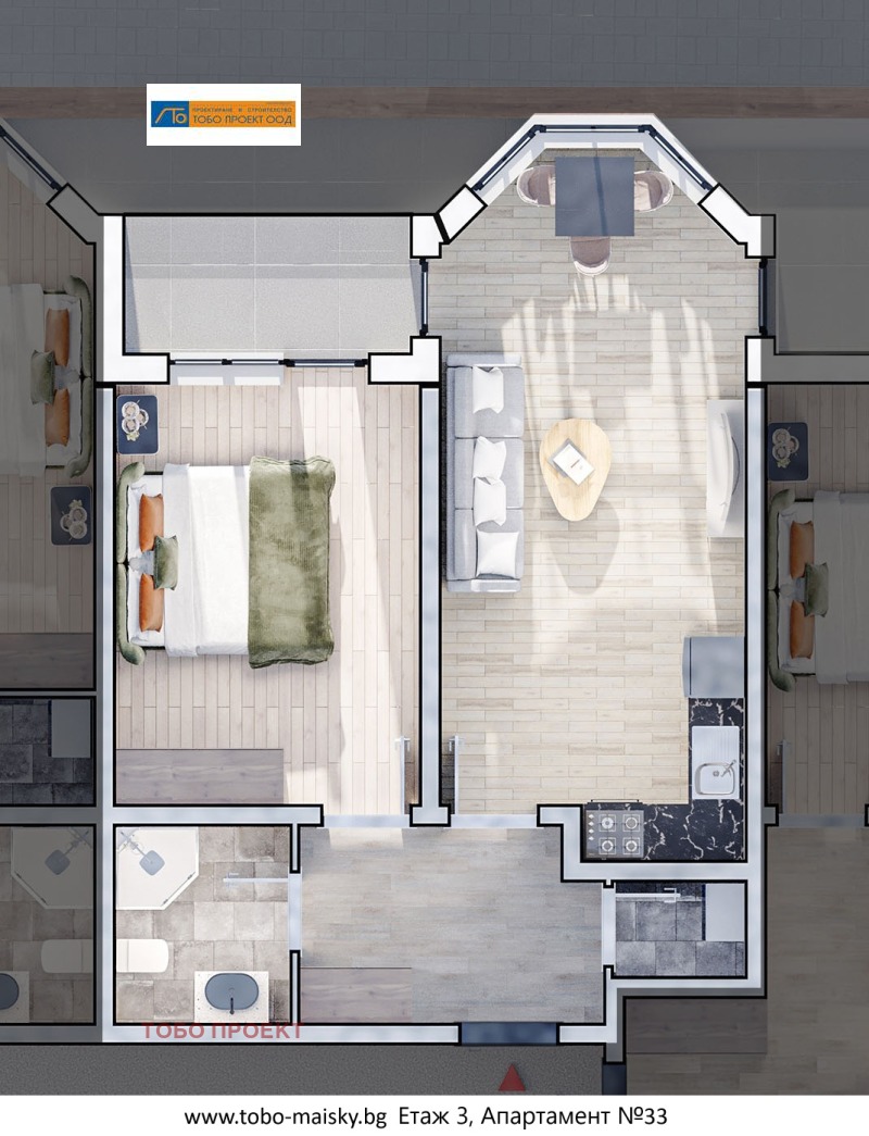 Te koop  1 slaapkamer Sofia , Ljulin 10 , 81 m² | 71564415 - afbeelding [2]
