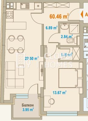 Продава 2-СТАЕН, град София, Зона Б-19 • 199800 € / 390774.83 лв. • 34590318 1