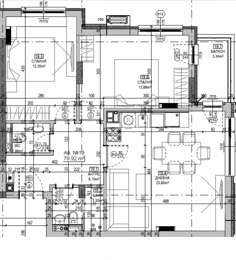 Продава 3-СТАЕН, гр. София, Манастирски ливади, снимка 12 - Апартаменти - 53186340