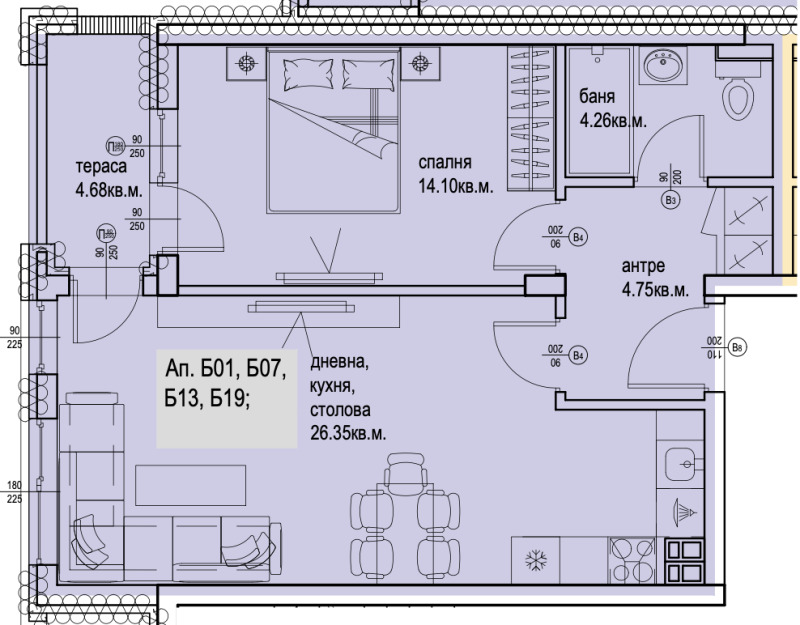 Na prodej  1 ložnice Plovdiv , Karšijaka , 73 m2 | 50068445 - obraz [5]