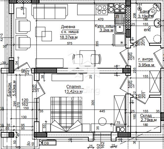 Продава 2-СТАЕН, гр. Хисаря, област Пловдив, снимка 2 - Апартаменти - 54254698