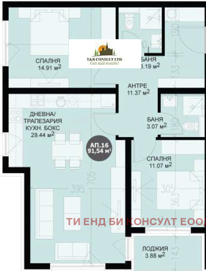 Продава 3-СТАЕН, гр. София, Кръстова вада, снимка 6 - Апартаменти - 53975604