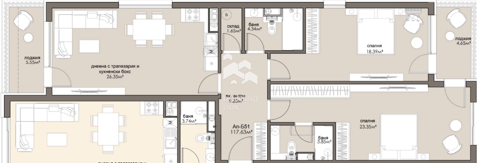 Продава 3-СТАЕН, гр. София, Люлин 5, снимка 2 - Апартаменти - 53716989