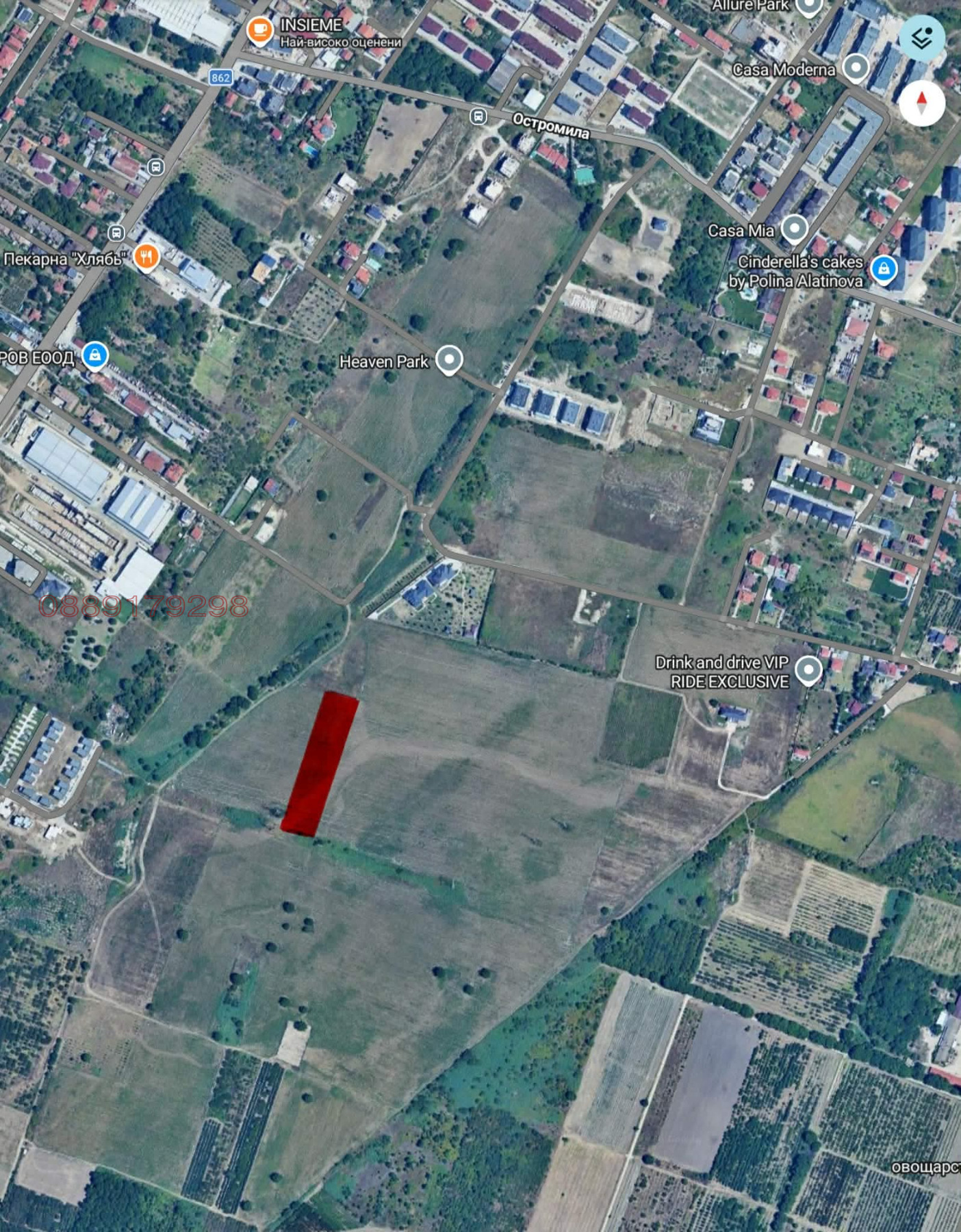 Продава ПАРЦЕЛ, гр. Пловдив, Остромила, снимка 2 - Парцели - 56582874