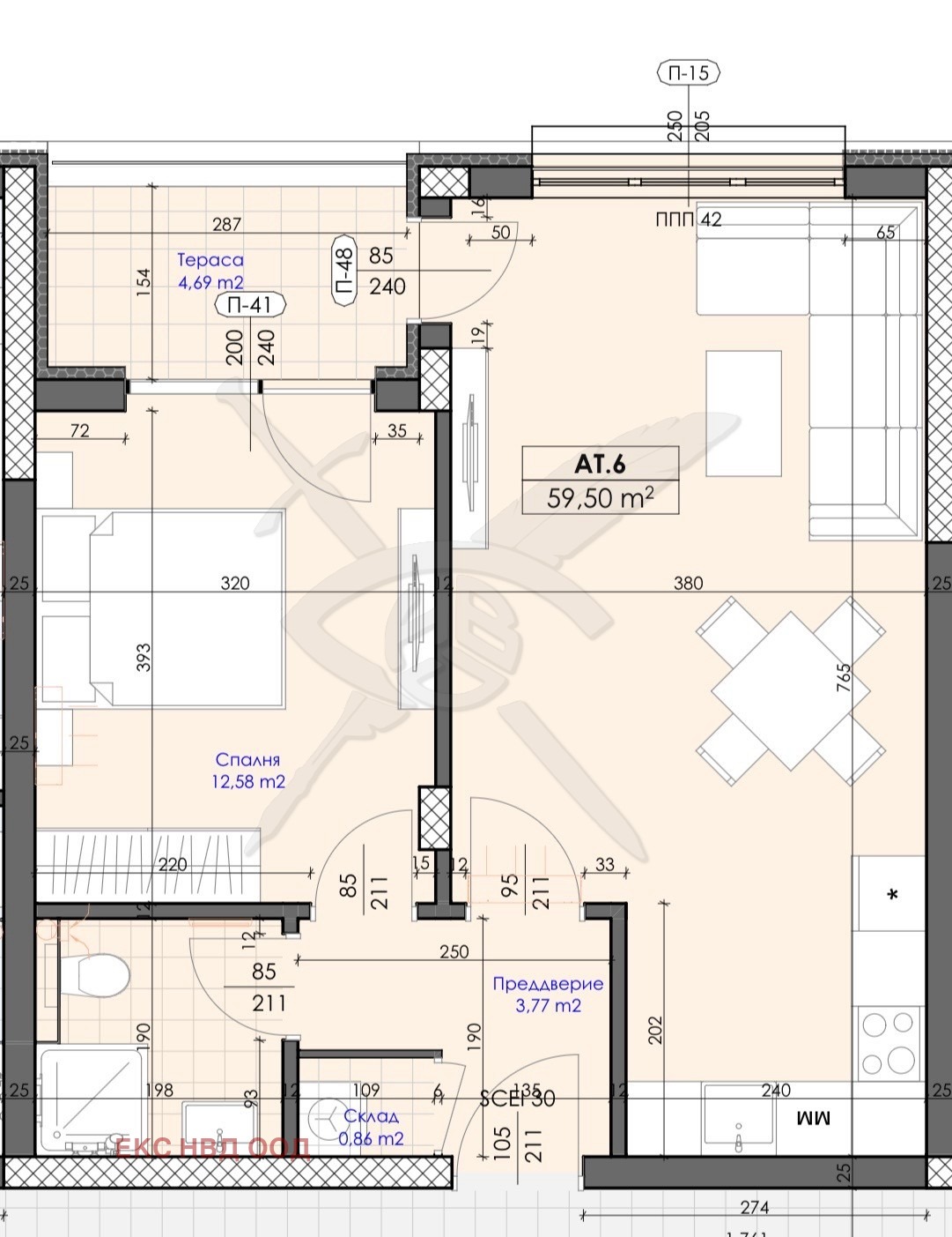 Продава 2-СТАЕН, с. Марково, област Пловдив, снимка 2 - Апартаменти - 53713089