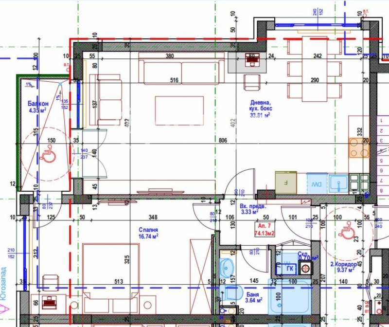 Na prodej  1 ložnice Sofia , Bankja , 90 m2 | 33209105 - obraz [2]