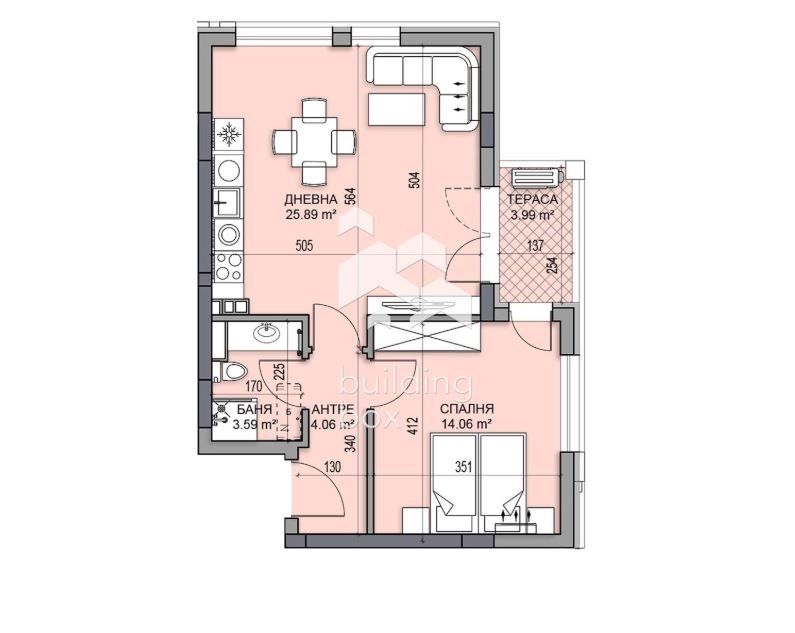 À venda  1 quarto Plovdiv , Gagarin , 73 m² | 46137033 - imagem [2]