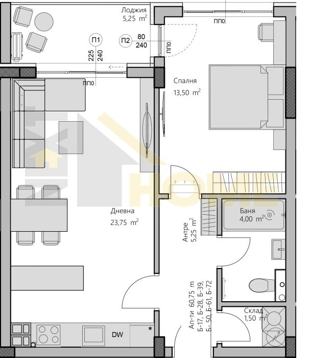 Продава  3-стаен град Пловдив , Христо Смирненски , 90 кв.м | 88401206 - изображение [12]