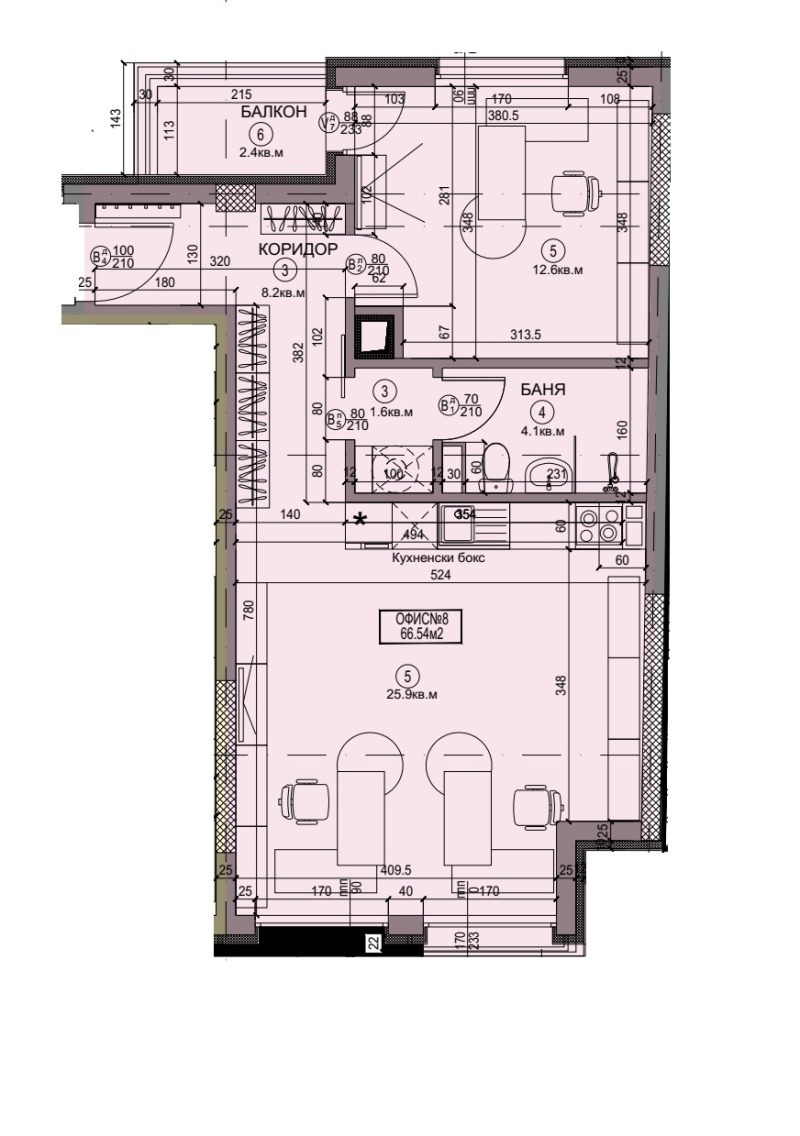 Продава  Офис град София , Борово , 40 кв.м | 53868234 - изображение [8]