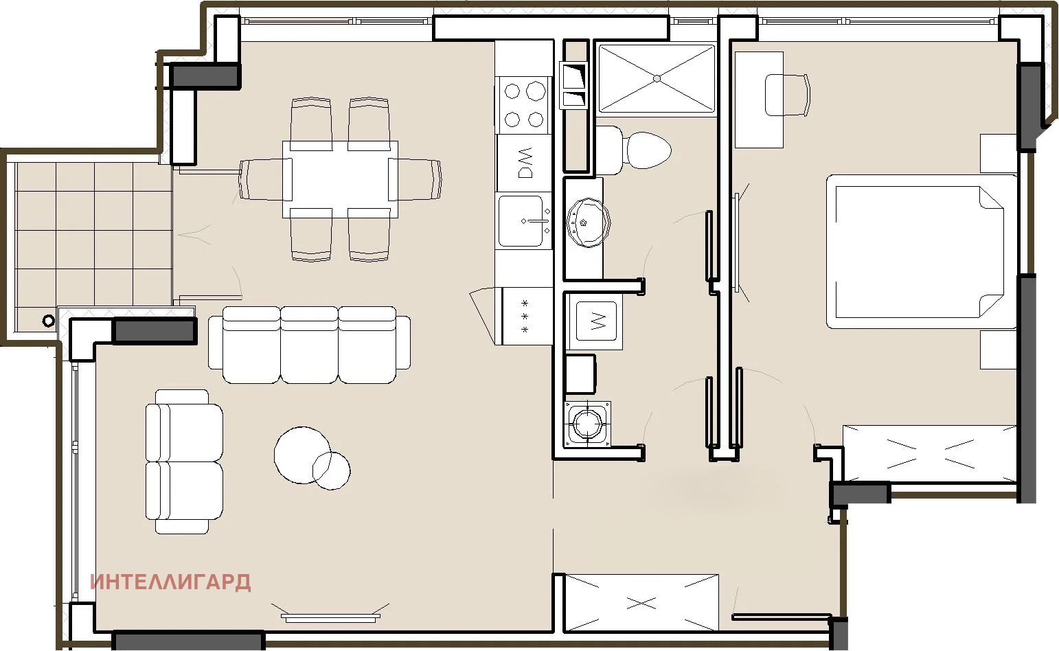 Продава 2-СТАЕН, гр. София, Карпузица, снимка 16 - Апартаменти - 53913305