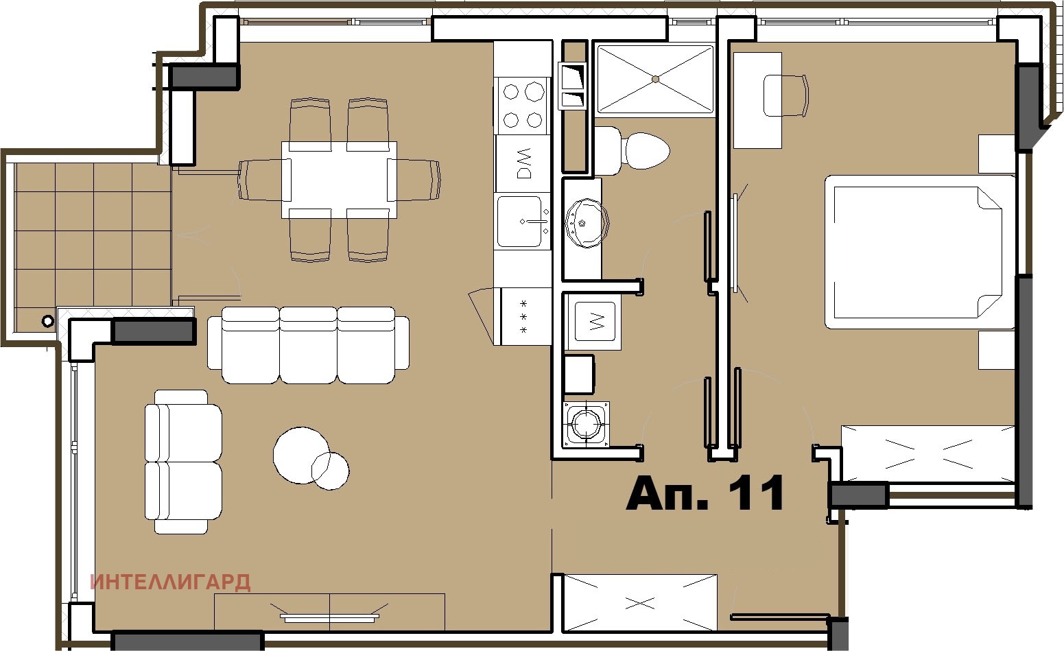 Продава 2-СТАЕН, гр. София, Карпузица, снимка 16 - Апартаменти - 53913305