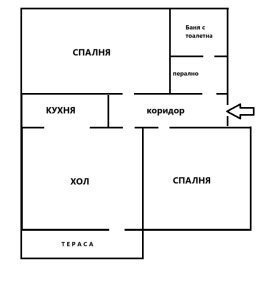 2 slaapkamers Christo Botev, Dobritsj 1