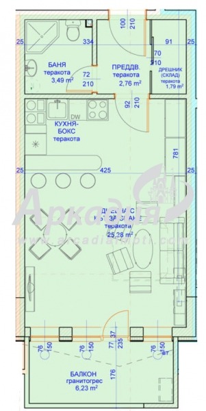 Na prodej  Studio Plovdiv , Vastaničeski , 52 m2 | 42740634