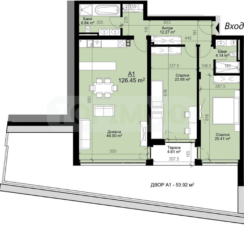 Продава 3-СТАЕН, гр. Варна, Бриз, снимка 5 - Aпартаменти - 47264387