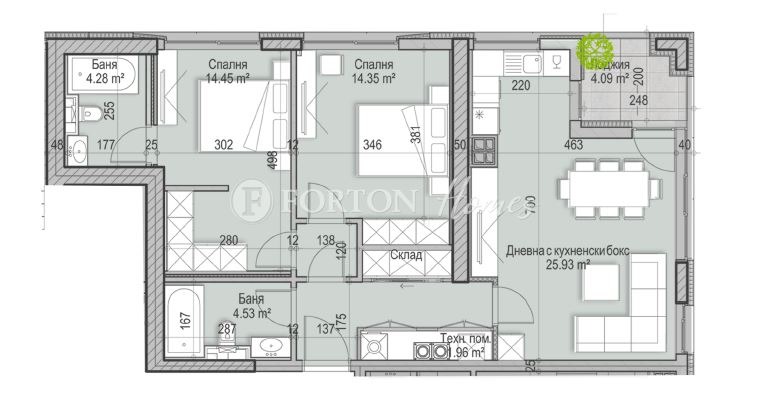 Продава 3-СТАЕН, гр. София, Кръстова вада, снимка 4 - Апартаменти - 53615138