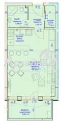 Продава 1-СТАЕН, град Пловдив, Въстанически • 59400 € • 83207008 — Holmes.bg