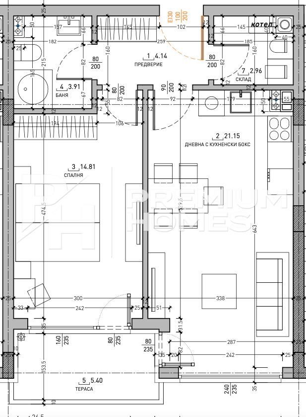 Продава 2-СТАЕН, гр. София, Малинова долина, снимка 10 - Апартаменти - 53766793