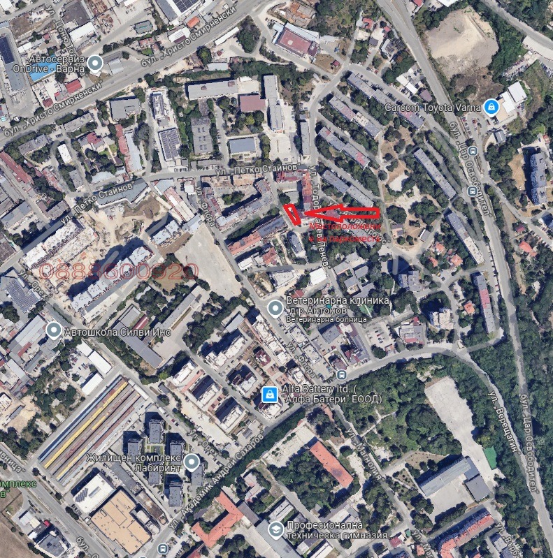 Продава ГАРАЖ, ПАРКОМЯСТО, гр. Варна, Победа