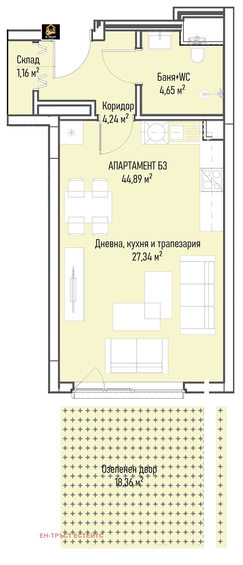 À vendre  Studio Sofia , Mladost 4 , 54 m² | 42755382
