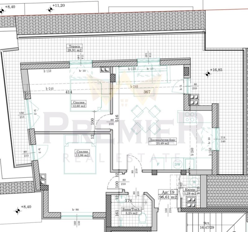 Продава 3-СТАЕН, гр. Варна, Колхозен пазар, снимка 3 - Aпартаменти - 46745535