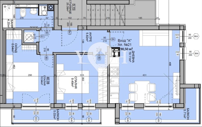Продава 3-СТАЕН, гр. София, Манастирски ливади, снимка 3 - Апартаменти - 53366337