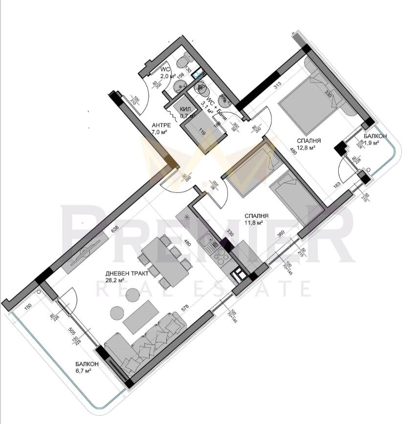 Продава 3-СТАЕН, гр. Варна, Владислав Варненчик 1, снимка 7 - Апартаменти - 53887134