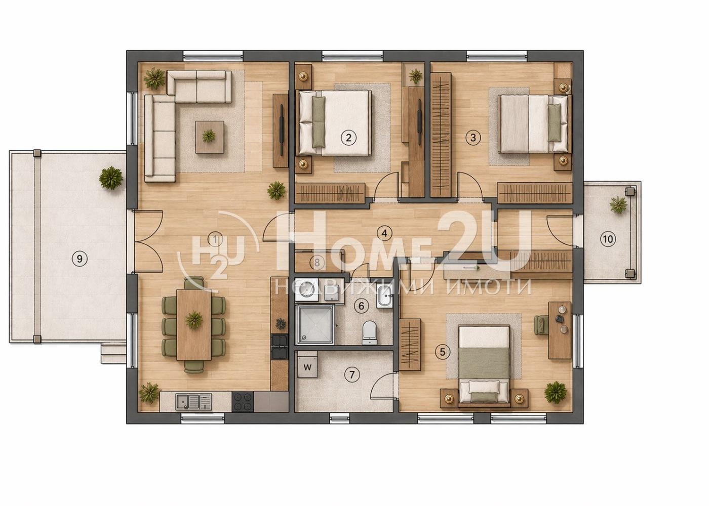 Продава КЪЩА, с. Войводиново, област Пловдив, снимка 12 - Къщи - 54692368