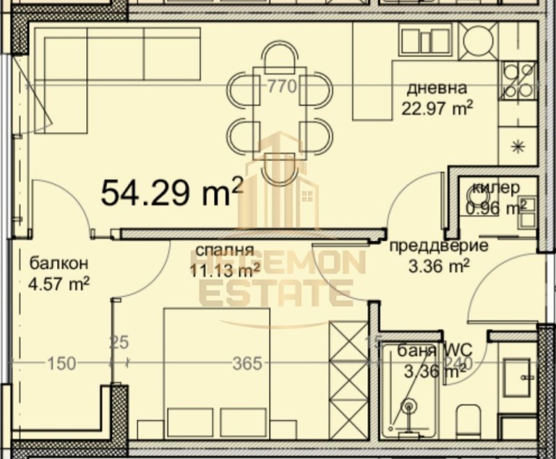 Продава 2-СТАЕН, гр. Варна, Владислав Варненчик 1, снимка 2 - Апартаменти - 53173343