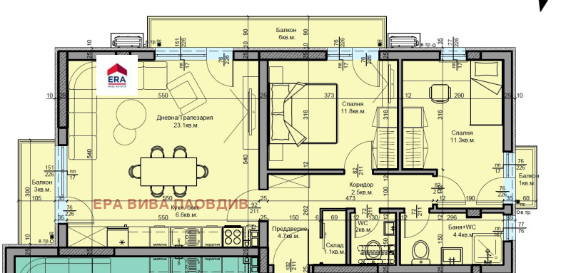 Продава 3-СТАЕН, гр. Пловдив, Остромила, снимка 10 - Апартаменти - 52813088