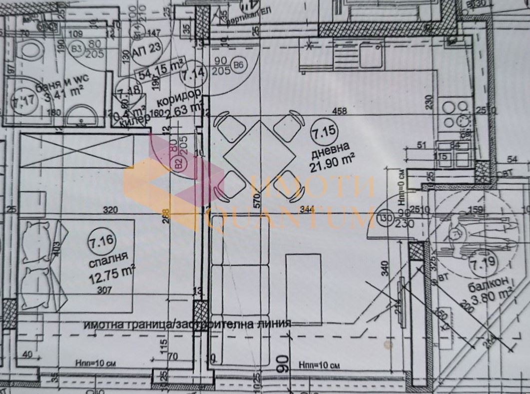 Продава 2-СТАЕН, гр. Варна, Колхозен пазар, снимка 3 - Апартаменти - 55662777