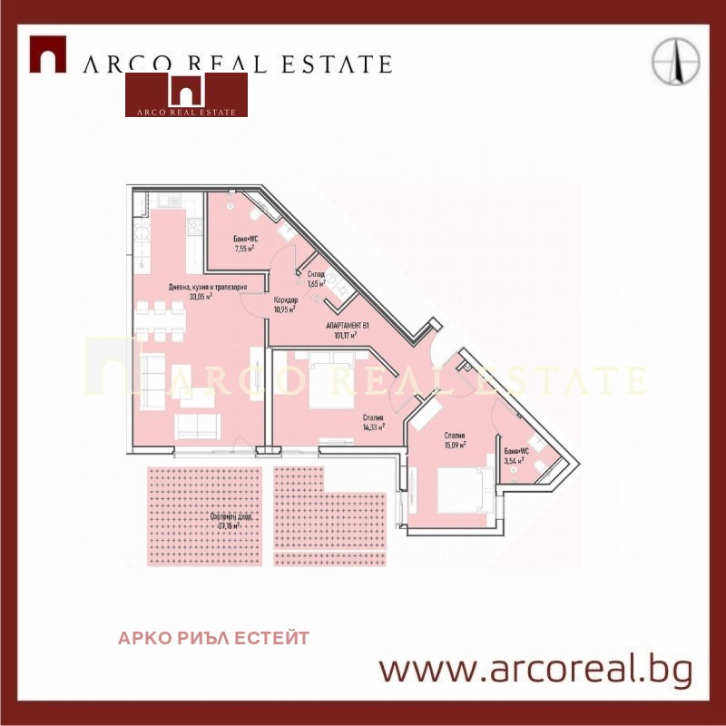 Продава  3-стаен, град София, Младост 4 •  248 157 EUR • ID 56422028 — holmes.bg - [1] 