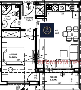 Продава  2-стаен град Пловдив , Беломорски , 62 кв.м | 24853863 - изображение [2]