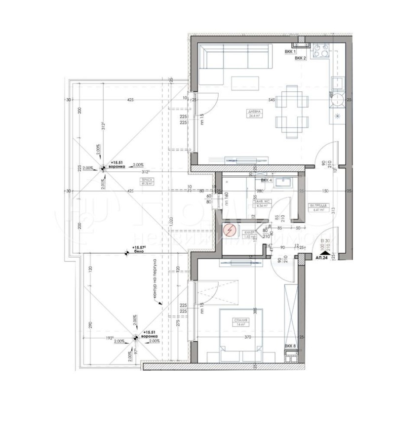 Продава 2-СТАЕН, гр. Варна, Владислав Варненчик 1, снимка 4 - Апартаменти - 53178407