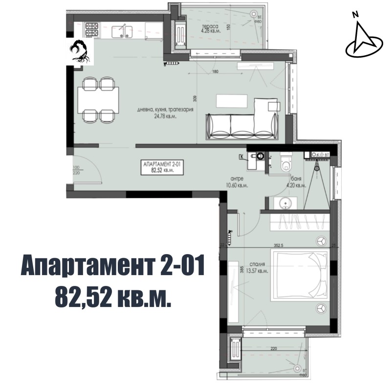 Zu verkaufen  1 Schlafzimmer region Pasardschik , Welingrad , 65 qm | 87599857 - Bild [15]