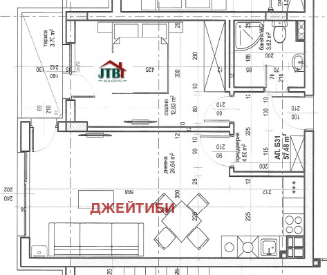 Продава 2-СТАЕН, гр. София, Малинова долина, снимка 7 - Апартаменти - 54514311