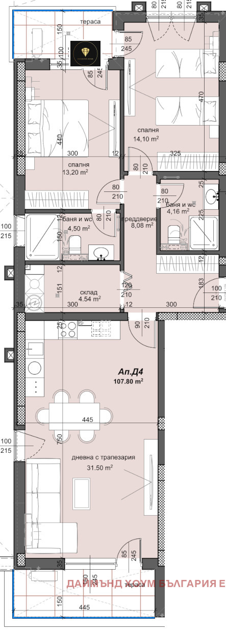 Продава 3-СТАЕН, гр. Пловдив, Тракия, снимка 2 - Aпартаменти - 47291146