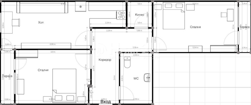 Продава 3-СТАЕН, гр. Варна, Галата, снимка 9 - Апартаменти - 52389806