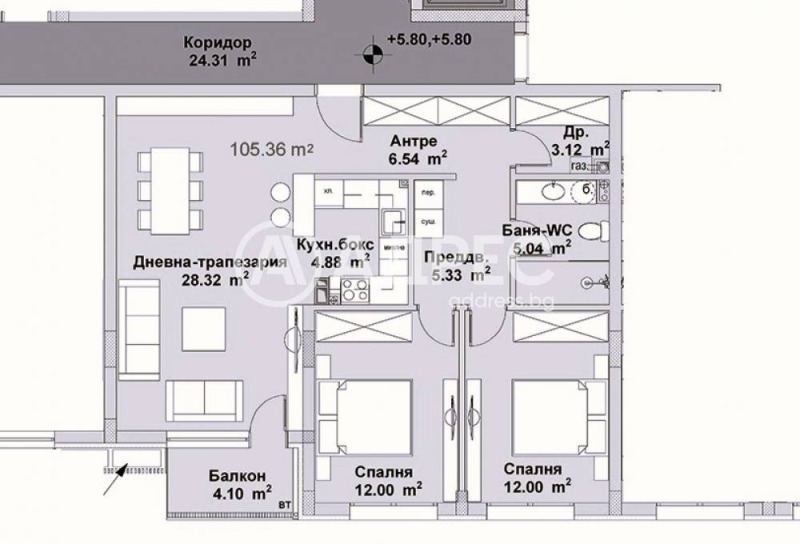 Продава 3-СТАЕН, гр. София, Бояна, снимка 4 - Апартаменти - 53382447