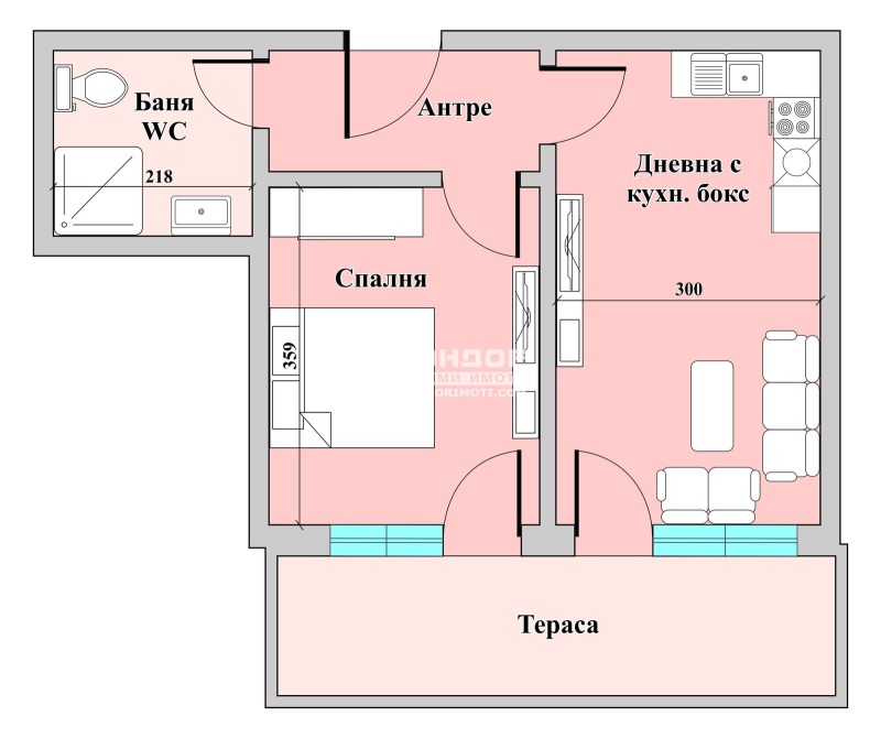 Продава 2-СТАЕН, гр. Пловдив, Тракия, снимка 2 - Aпартаменти - 44541741