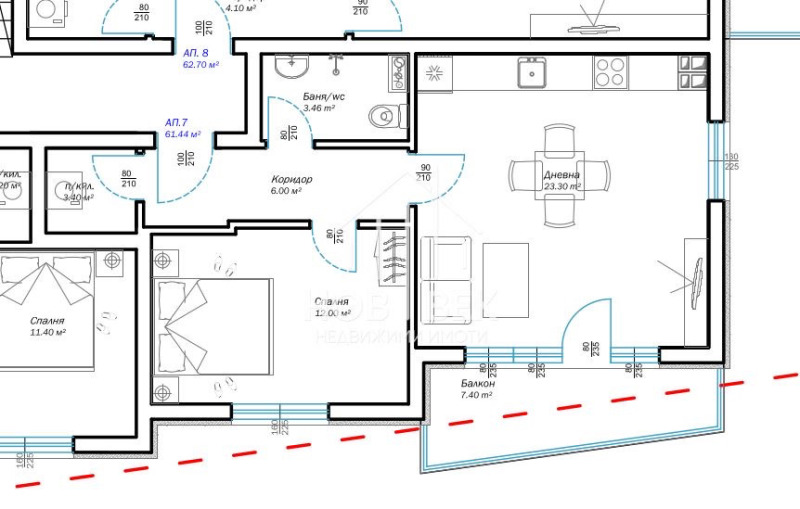 Продава 2-СТАЕН, гр. Варна, м-т Пчелина, снимка 4 - Aпартаменти - 48661366