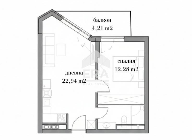 Продава 2-СТАЕН, гр. София, Орландовци, снимка 7 - Апартаменти - 54341777