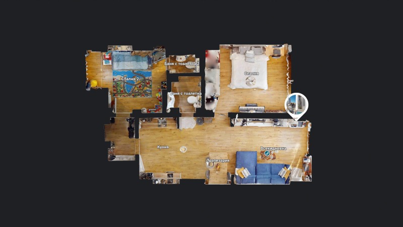 Продаја  2 спаваће собе Софија , Центар , 85 м2 | 21579830 - слика [16]