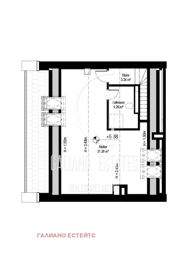 Продава КЪЩА, гр. София, с. Герман, снимка 15 - Къщи - 54280247
