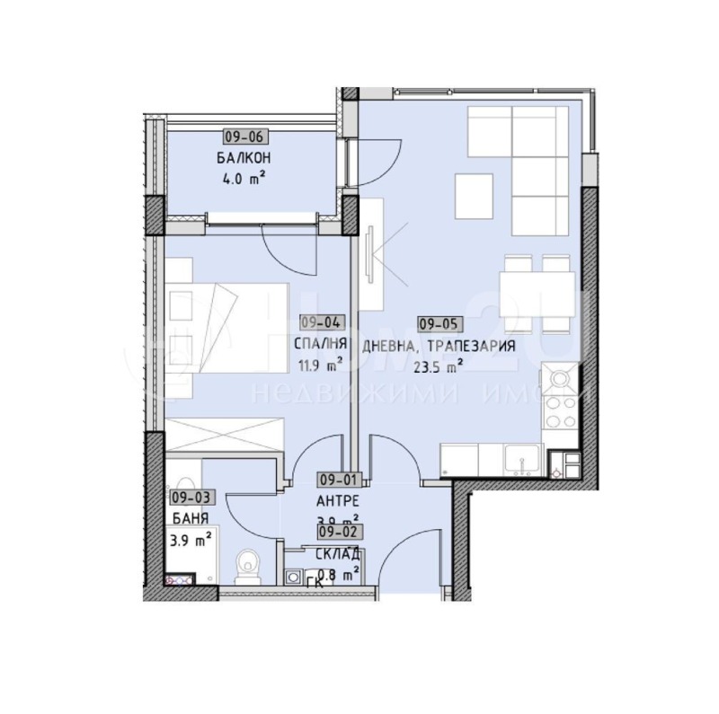 Продава  2-стаен град София , Малинова долина , 68 кв.м | 70701004 - изображение [4]
