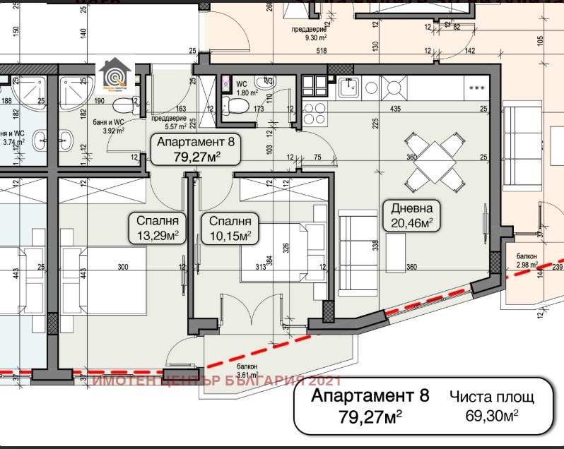 Продава 3-СТАЕН, гр. София, Манастирски ливади, снимка 2 - Апартаменти - 54079883