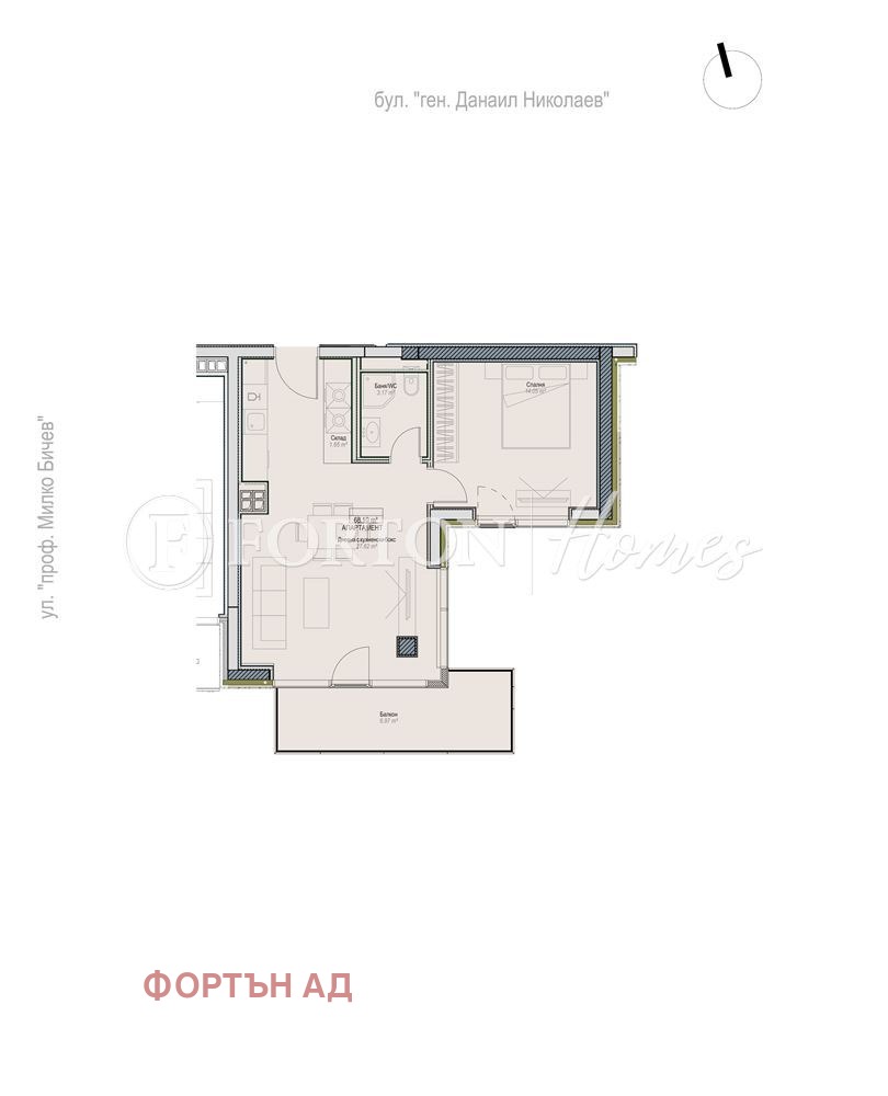 Продава 2-СТАЕН, гр. София, Оборище, снимка 2 - Апартаменти - 55724515