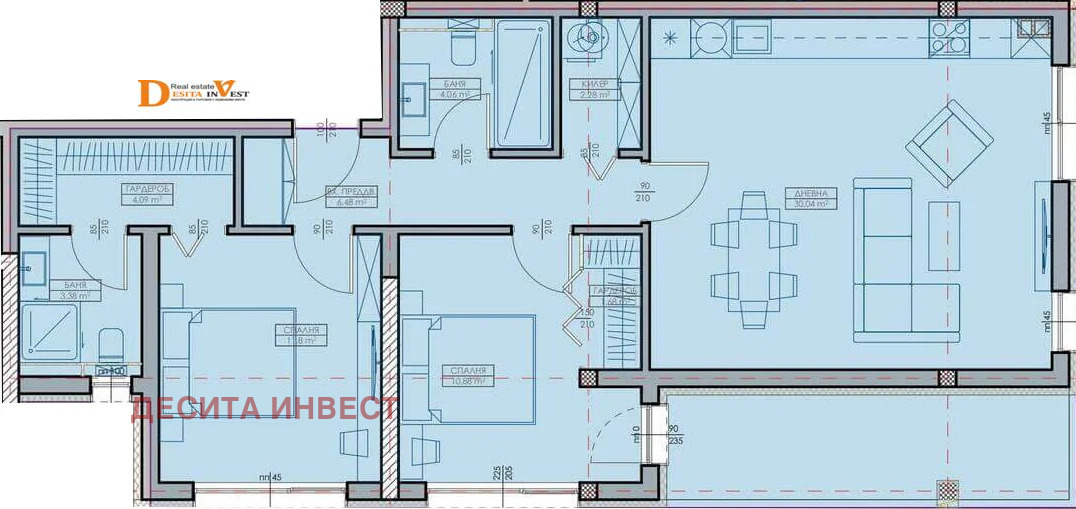 Продава 3-СТАЕН, гр. Варна, Кайсиева градина, снимка 1 - Апартаменти - 55447956