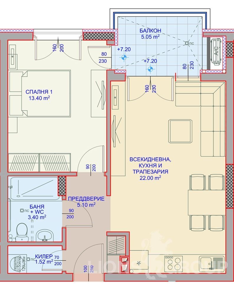 Продава 2-СТАЕН, гр. Варна, Аспарухово, снимка 9 - Апартаменти - 53085800
