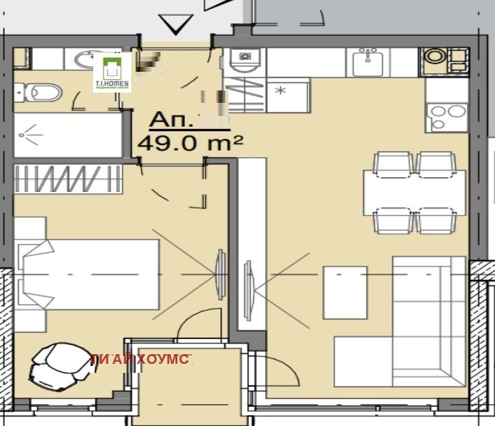 Продава 2-СТАЕН, гр. София, Малинова долина, снимка 5 - Апартаменти - 55986774
